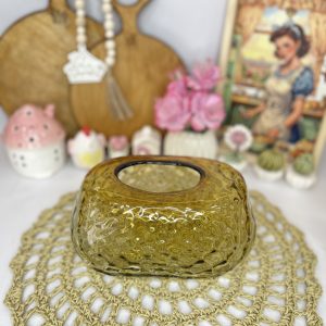ست گلدان و جادستمالی شیشه‌ای طرح گلفام؛ شیک و خاص