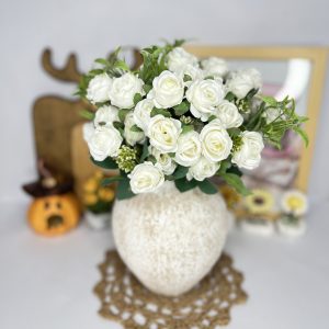 بوته گل رز کوچک ۵ بازو و ۱۰ گل وارداتی