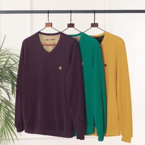 پیراهن بافت یقه هفت