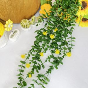 شمشاد گلدار زرد | دکوری زیبا برای آشپزخانه و چیدمان منزل